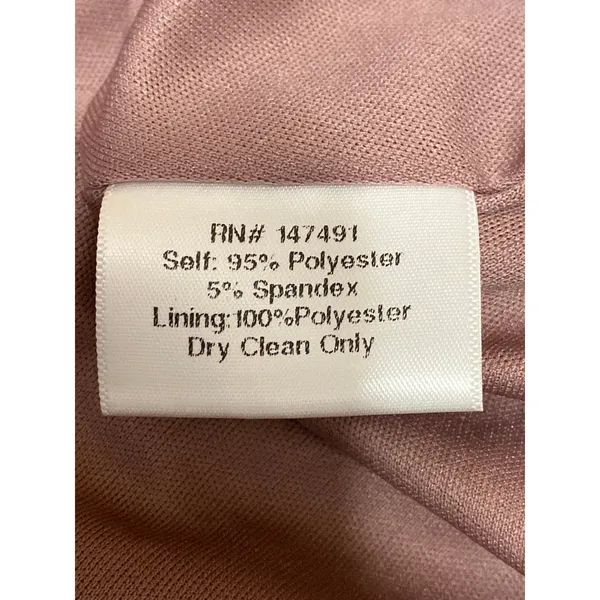 NEW Katie May Blush Pink Sleeveless Halter V Neck Open Back Bridesmaid Dress M - Image 7