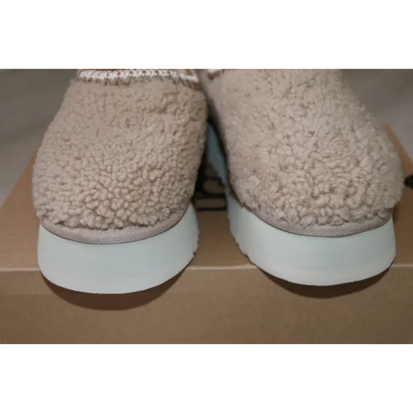UGG Tazz Maxi Curly Genuine Shearling Platform Slippers - Image 10