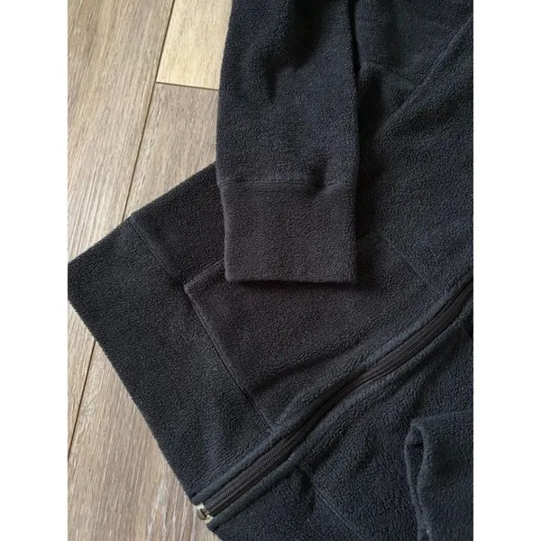 Patagonia Black Full-Zip Fleece Jacket Women's Size Small - Image 4