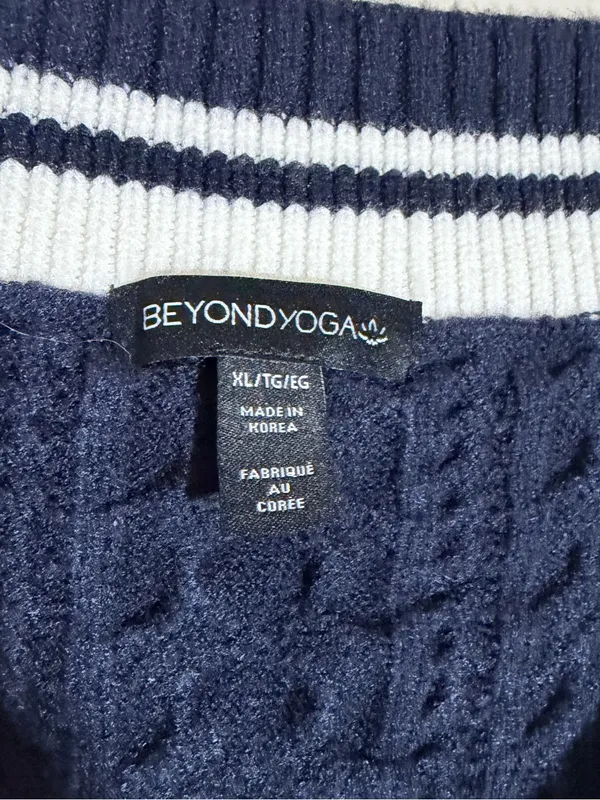 Beyond Yoga The Cable Knit Sweater Vest - Image 5