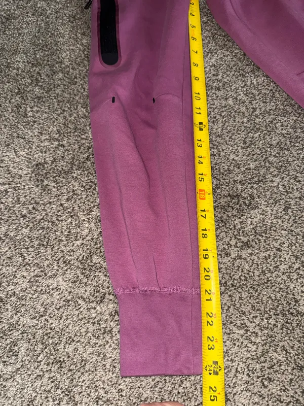 Women's Nike Sportswear Tech Fleece Jogger Pants in Light Bordeaux, Size XS - Image 2