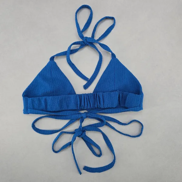 Blue Triangle Sports Active Tie Halter Beach Bikini Bralette Swim Top S‎ Small - Image 2