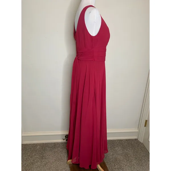 Azazie Dress ? Kora ? Scarlett Sz A10 Burgundy Red Color - Image 4