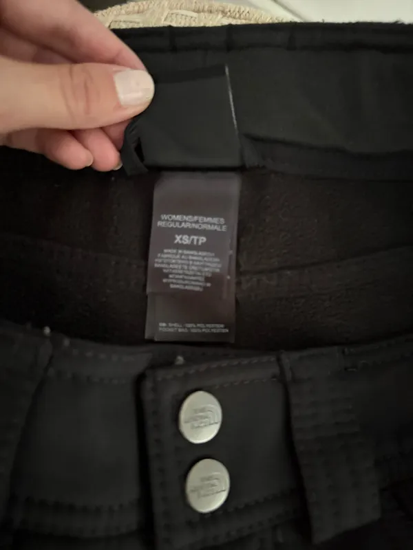 The North Face Black Flare Wide-Leg Snow Pants - Image 4