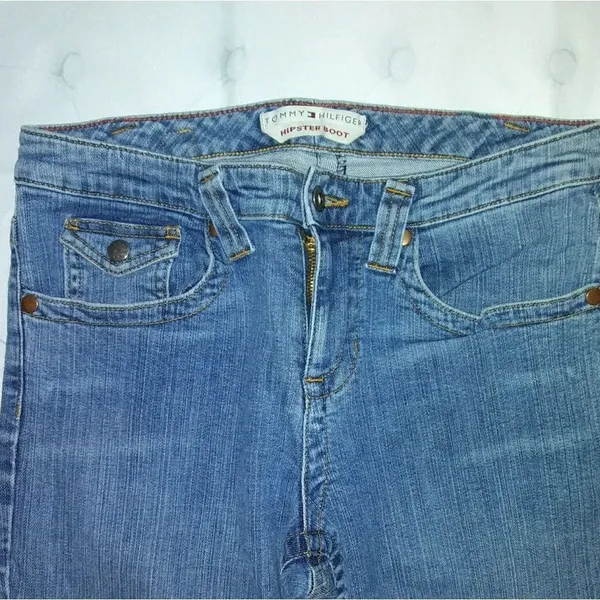 Tommy Hilfiger Hipster Boot Denim Jeans Size 6 - Image 3