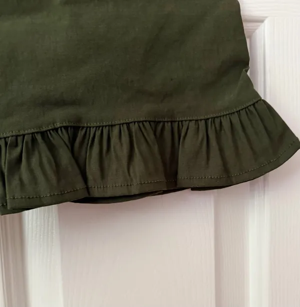 Anthropologie Maeve The Colette Ruffle-Hem Crop Wide-Leg Pants, Size 26 Tall - Image 8
