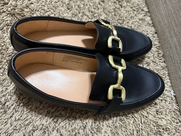 Target Black Leather Loafers  - Image 4