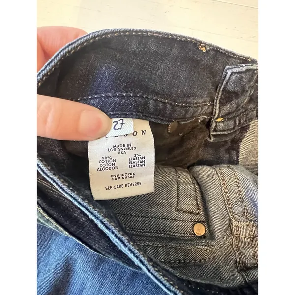 Hudson Jeans Beth Baby Bootcut Dark Wash Denim‎ W170DHA Womens 27 Made in USA - Image 3