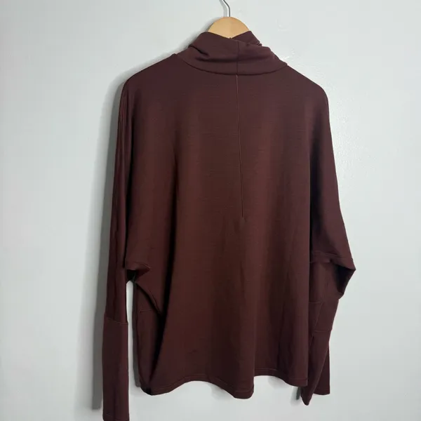 Lululemon Lab Moraine Turtleneck Merino‎ Wool Blend Pullover Dark Cedar Casual - Image 8