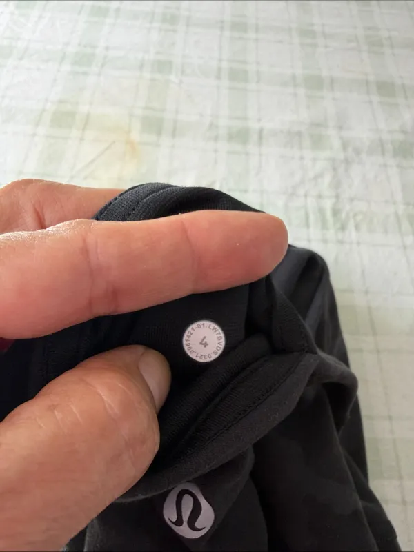 Lululemon High-Waist Black Camo Women’s Bike Shorts - Image 6