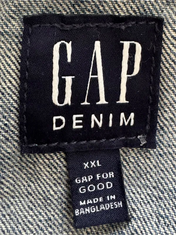 GAP Icon Light Blue Sherpa-Trim Denim Jacket, size 2XL plus outdoor casual - Image 3