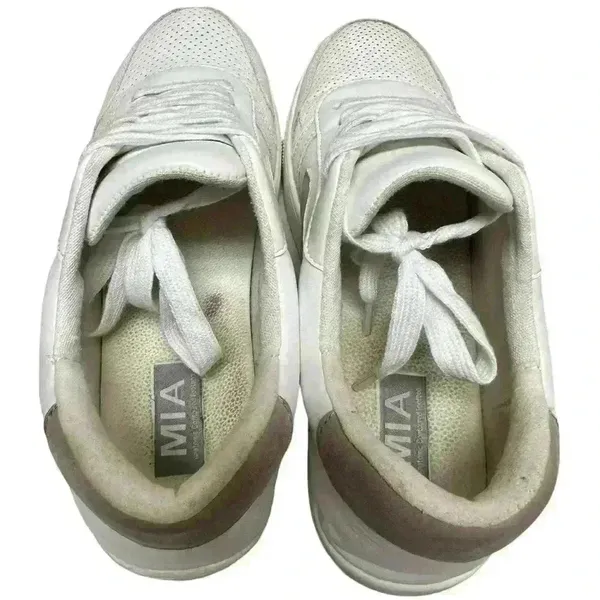 MIA Alta Malta Lace Up White Leather Women's Size 9M Shoes GS1303443 - Image 6