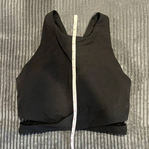 Athleta Black Conscious Crop Cutout B-D Cup, Size XS - Image 3
