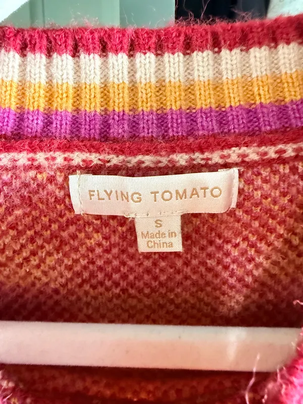 Flying Tomato Cheer You On Jacquard Sweater - Image 3
