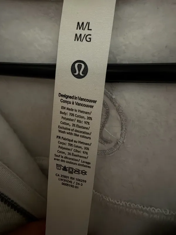 Lululemon Scuba Half-Zip Hoodie M/L - Image 10