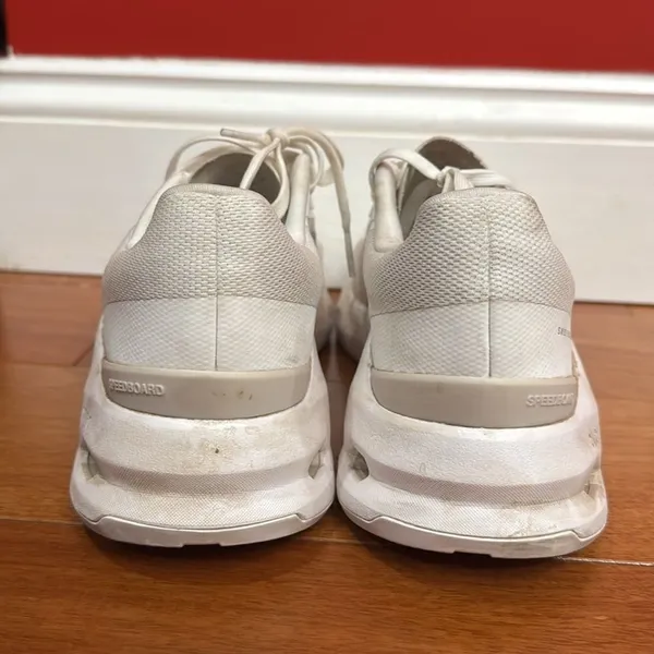 On Women's Cloudpulse White Athletic Sneakers Size‎ 9.5 - Image 4