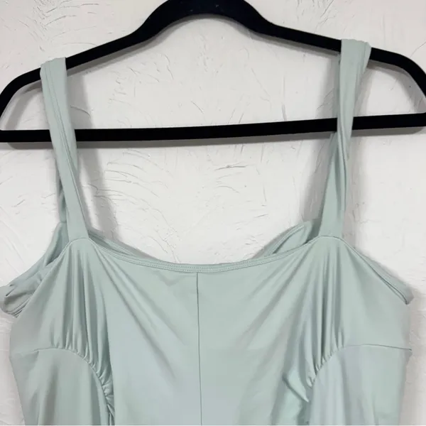 Halara Pastel Green Sleeveless Midi Dress Womens XL Athletic Casual Hiking - Image 4
