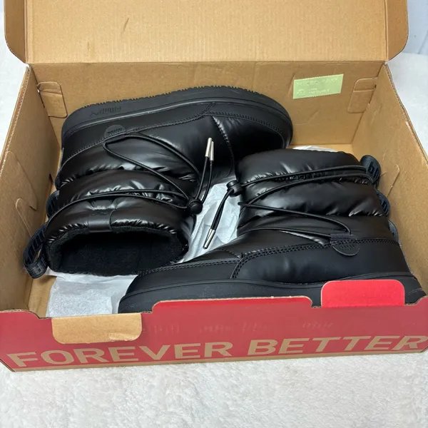 PUMA Sleek Black‎ Winter Snow Boots Size 6 NEW - Image 10
