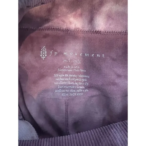 FP Movement Tie Dye Leggings Athleisure Workout Pants High Rise Activewear Women - Image 4