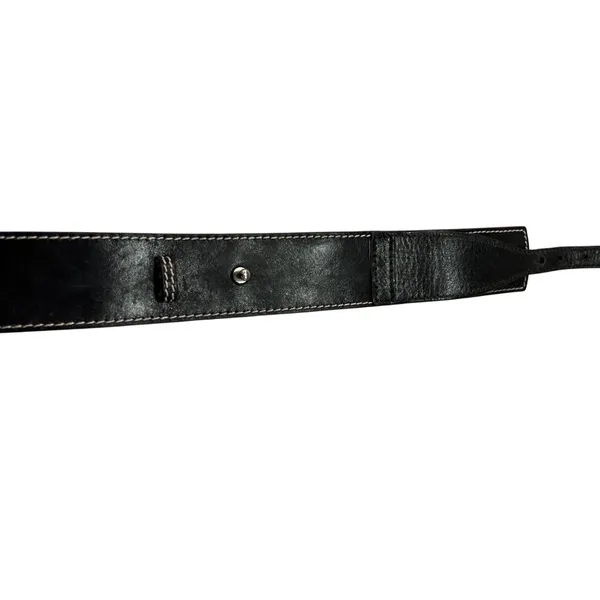 Ann Taylor Belt Womens S Used Black Leather 96417 - Image 4