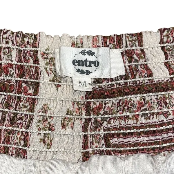 ENTRO Carmen Botanical Flutter Sleeve Dress Size M - Image 7