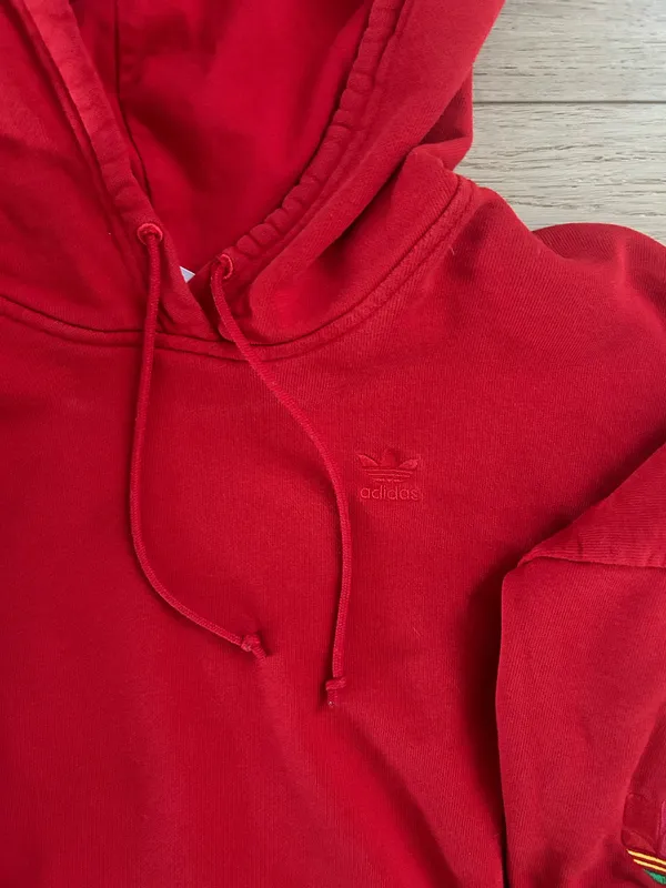 Adidas ADICOLOR 3D TREFOIL CROPPED HOODIE - Image 3