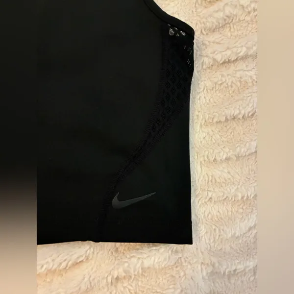 Nike Black Mesh Dri-FIT Tank Size Small - Image 3