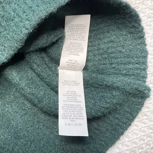 Aerie Women's Size Small Teal Blue Pullover Sweater‎ Oversized Comfy Blanket - Image 6