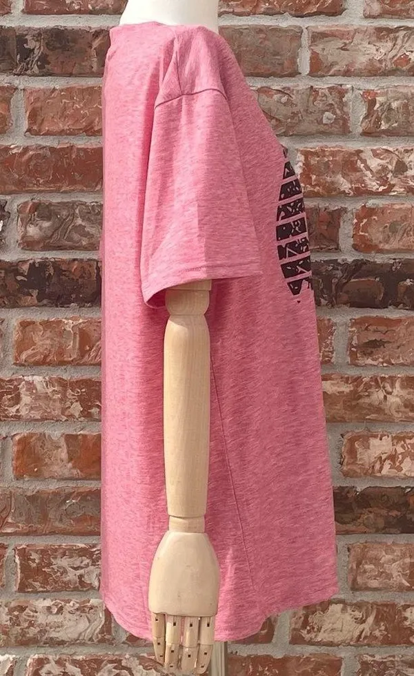 Pink Dolly Parton screen printed tee / XXL / New without tags - Image 6
