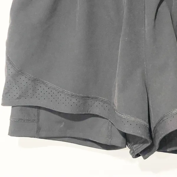 Spanx Small Get Moving Athletic Shorts‎ Black Built In Short Liner Stretch - Image 3