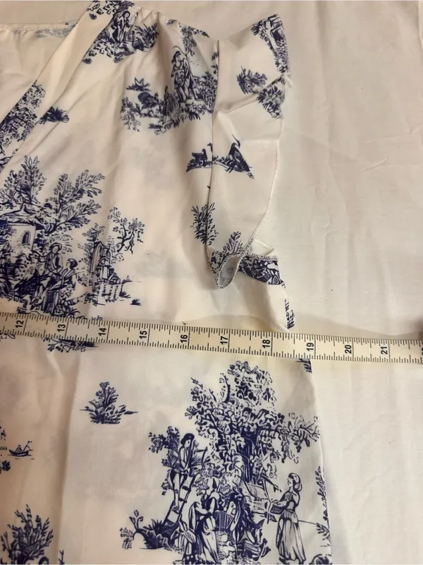 Blue Toile V - Image 3