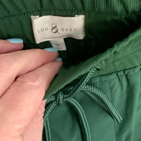 Lou & Grey Green Joggers size‎ medium - Image 2
