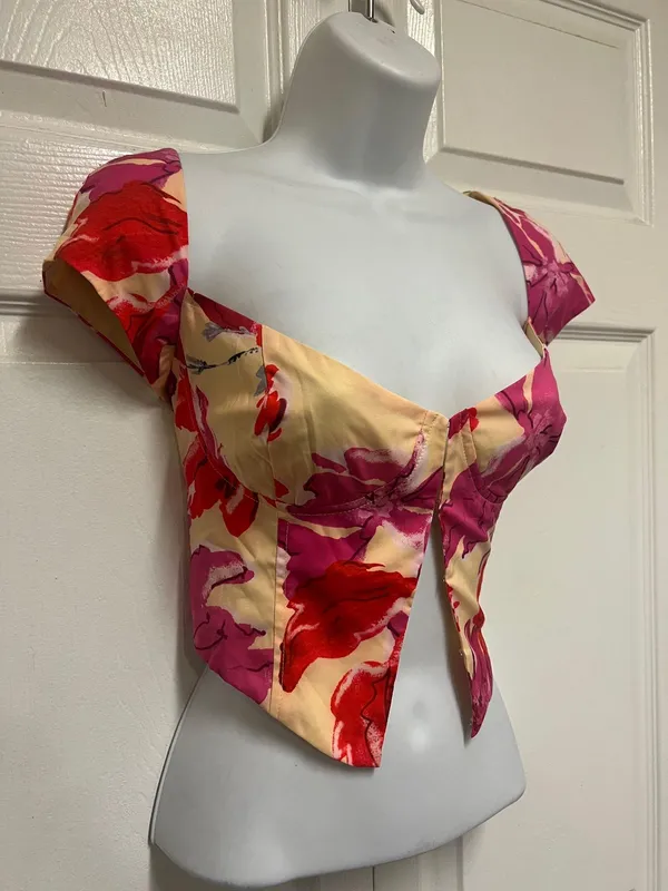 White Fox Boutique Spring Fling Bustier Top - Image 6