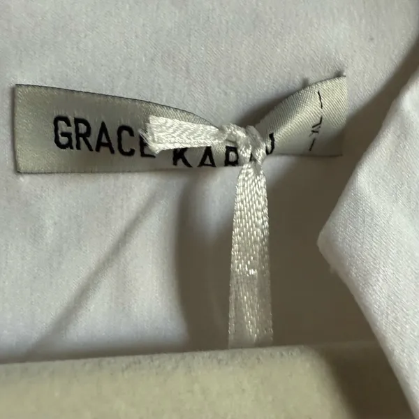 Grace Karin Womens Dress‎ Sz XL Pencil Bodycon White Cap Sleeve Dress 50s 60s - Image 5