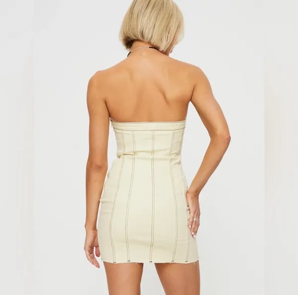Strapless Mini Princess Polly Dress - Image 2