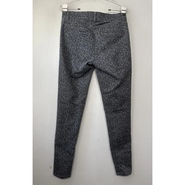 Democracy Jeans Size 6 Absolution Leopard Print Denim Skinny Indie Sleaze Emo - Image 5