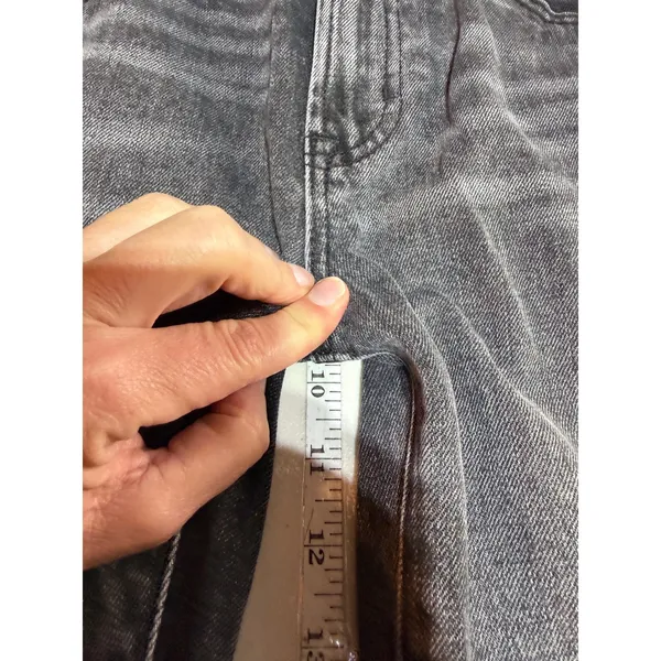 Gap Relaxed Flare Jeans Womens 29/8 Regular Black MidRise Denim 90s Grunge Indie - Image 9