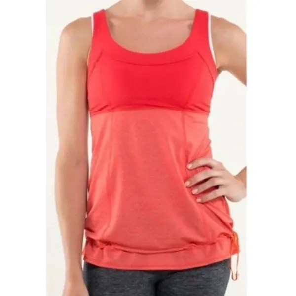 Lululemon red‎ tank top fits like a 2 or 4 - Image 8