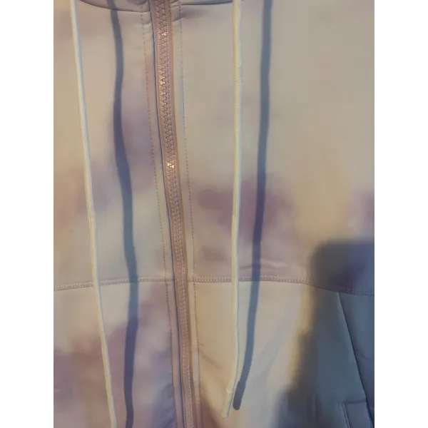 OTOS New York‎ Tie Dye Cropped Zip Hoodie Jacket Small NWT Buttery Soft Stretch - Image 3