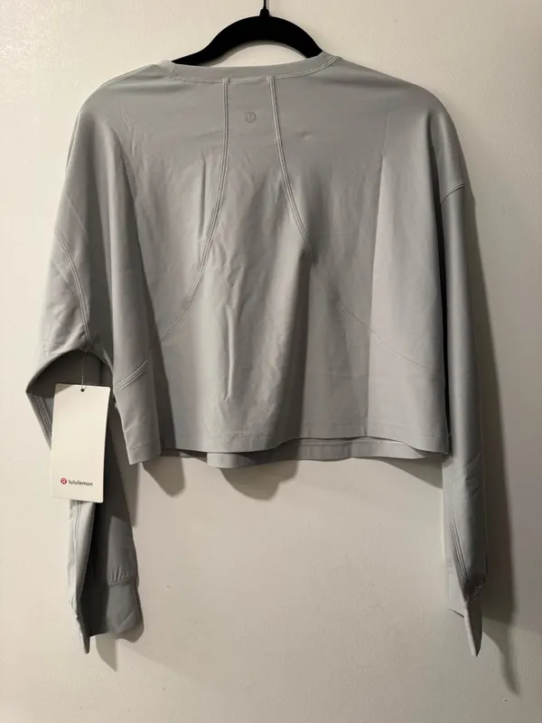 NWT LULULEMON - Seal Grey Muscle Love Long Sleeve - $68 - 6 - Image 2