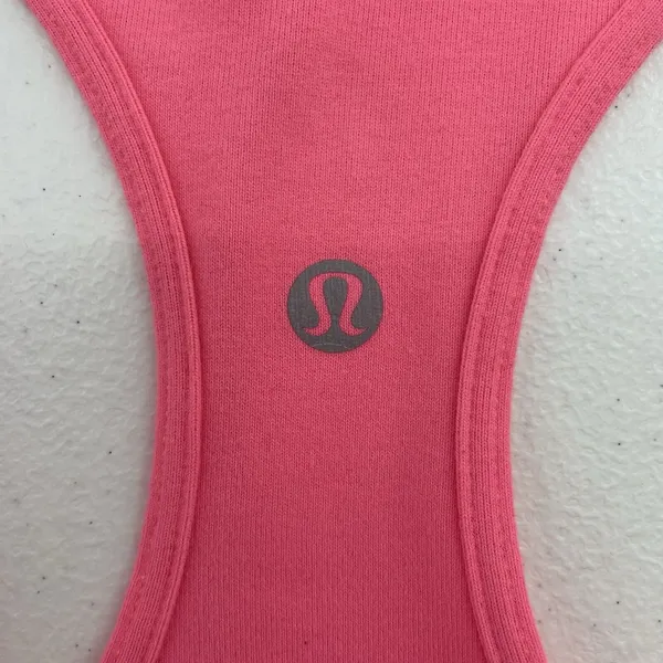 Lululemon‎ Size 2 Cool Racerback Tank Top Pink Flash Light Tone Reversible Luon - Image 9