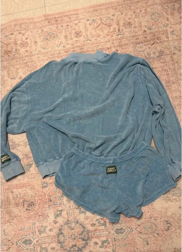 Daily Drills Set Blue Terry cloth - Image 2