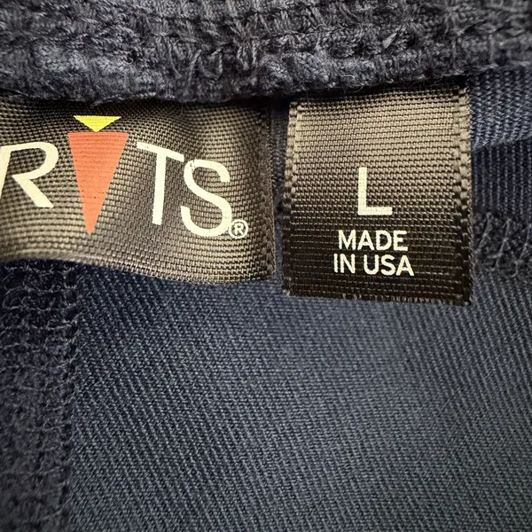Kerrits Flow Rise Riding Tights Women L Navy Knee Patch Equestrian NWT 50200 - Image 11