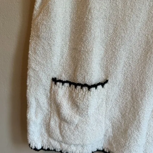 Cider NWT Black and White Oversized Sweater Top - Image 2
