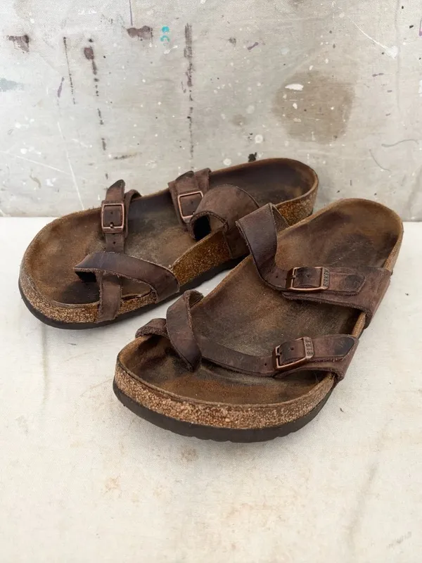 Bundle of Two Birkenstock Mayari Leather Sandals - Image 2