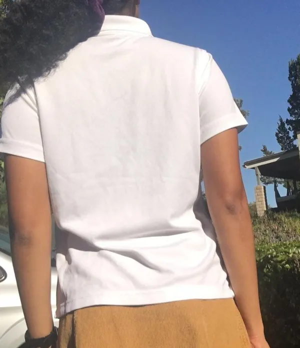 White Cal Poly Women In Business Polo Top - Image 2
