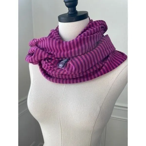 Lululemon Vinyasa Scarf Rizzy Stripe Regal Plum Hero Blue Rulu - Image 2