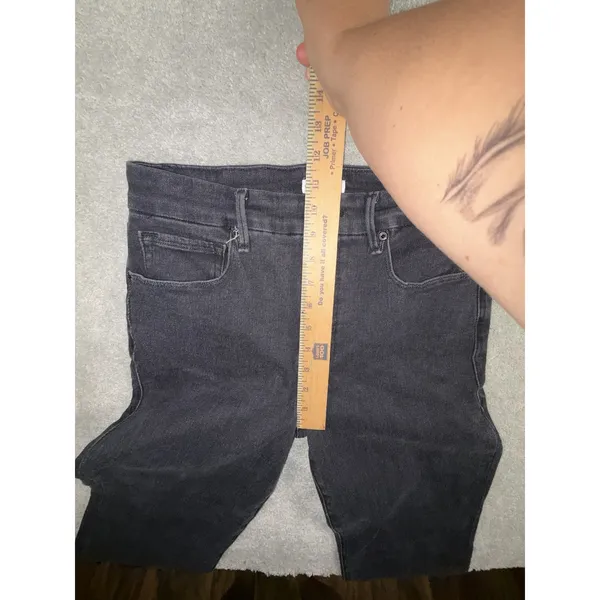 good american good legs straight jeans black 12/31 - Image 8