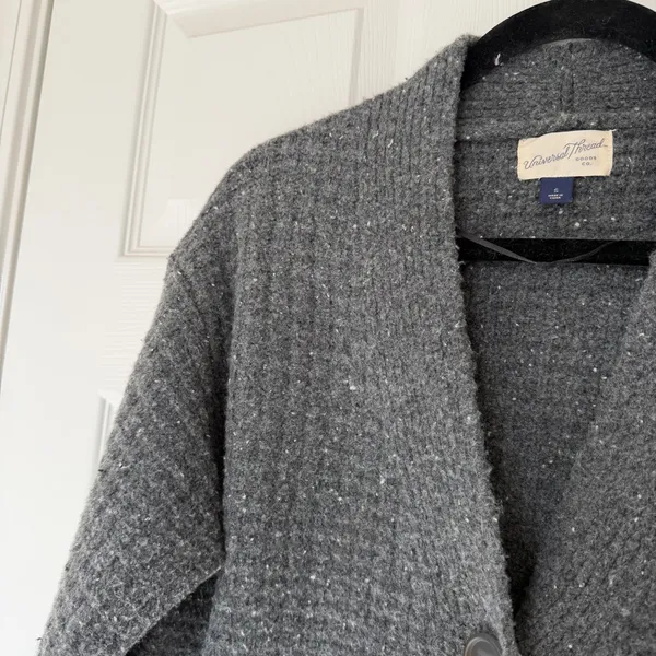 Universal Thread Gray Knit Cardigan Sweater Size Small - Image 2