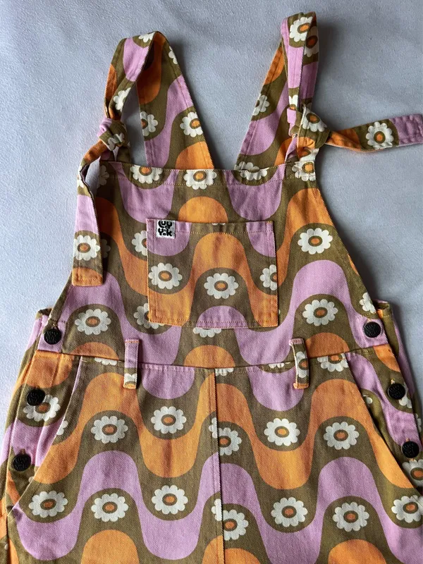 Lucy & Yak Groovy Printed Overalls - Image 4